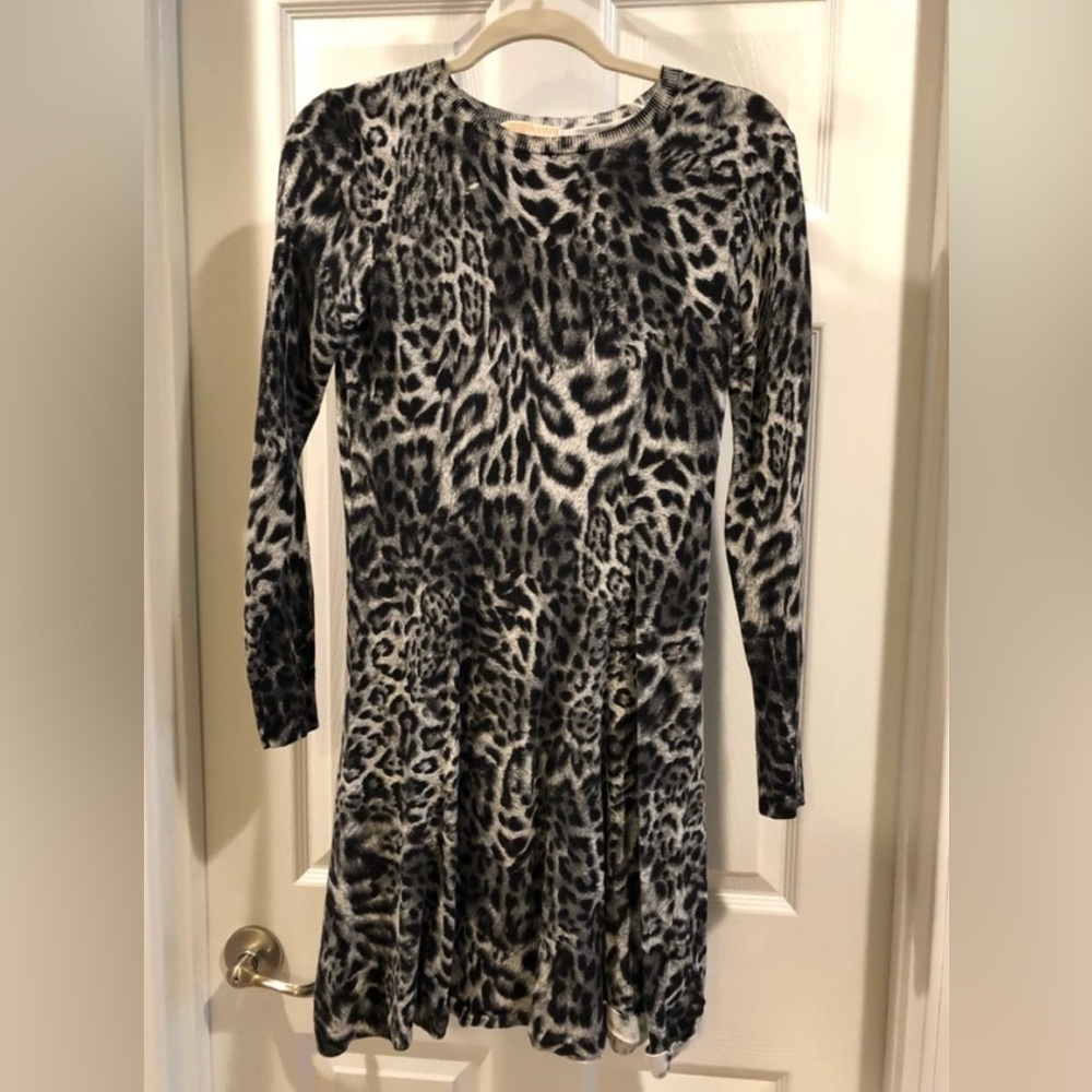 Michael Kors Cheetah sweater dress